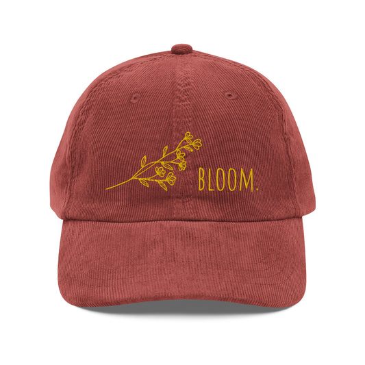 Bloom Vintage Corduroy Hat - Wander Trails