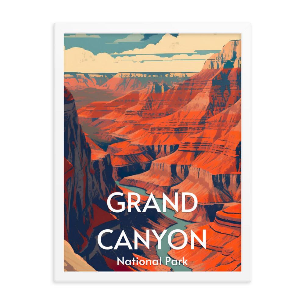 Grand Canyon National Park Framed poster - Wander Trails