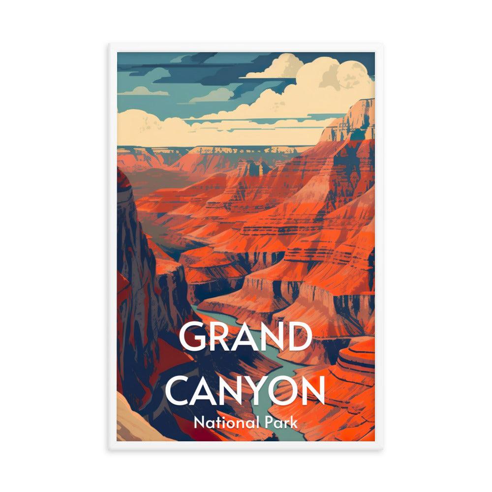 Grand Canyon National Park Framed poster - Wander Trails