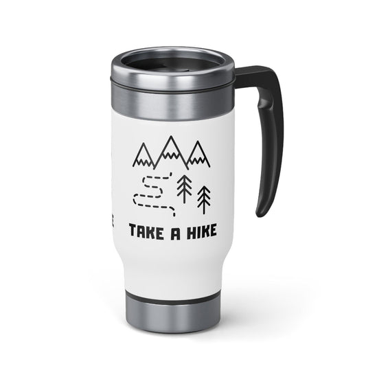 Take a Hike Stainless Steel Travel Mug with Handle