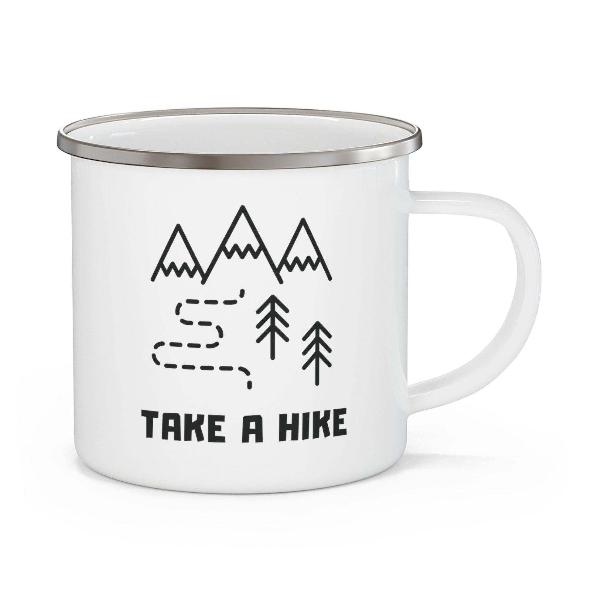 Take a Hike Enamel Camping Mug