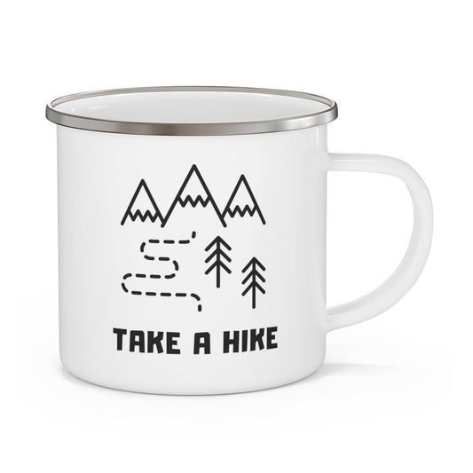 Take a Hike Enamel Camping Mug