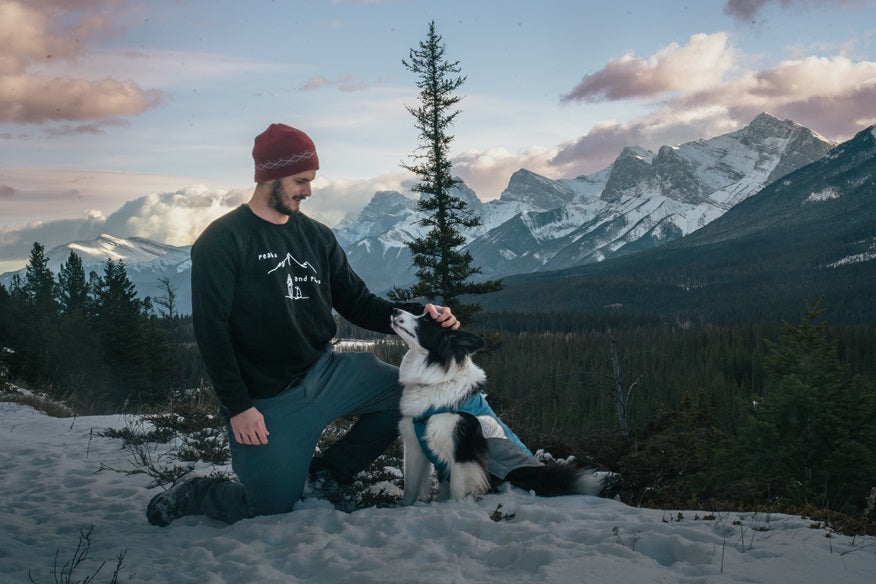 Peaks and Paws Unisex organic sweatshirt