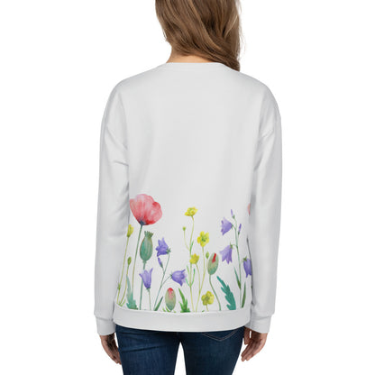 Blissful blossoms Floral Sweatshirt