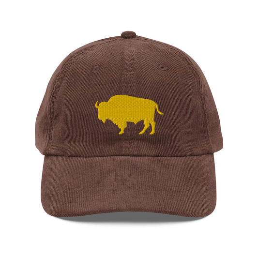 Bison Vintage Corduroy Hat - Wander Trails