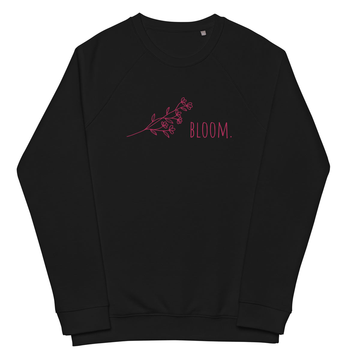 Bloom Organic Sweatshirt Embroidered
