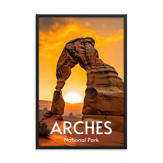 Arches National Park Framed poster