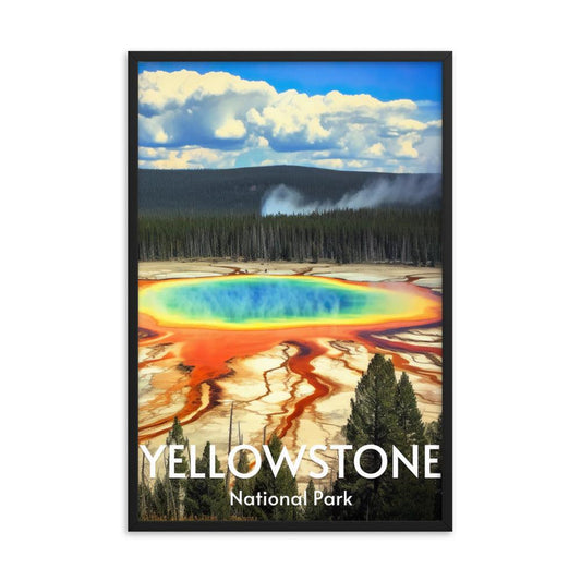 Yellowstone National Park Framed poster