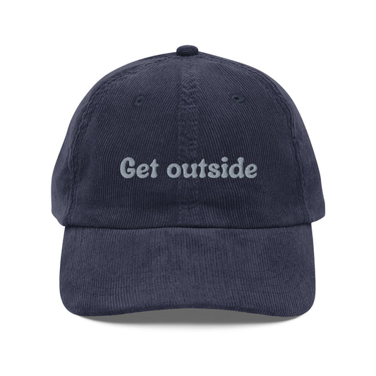 Get Outside Vintage Corduroy Hat - Wander Trails