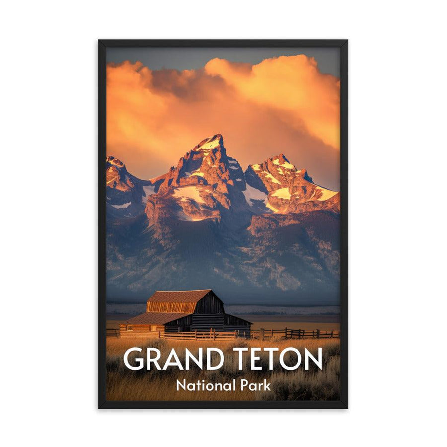 Grand Teton National Park framed poster