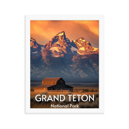 Grand Teton National Park Framed poster - Wander Trails