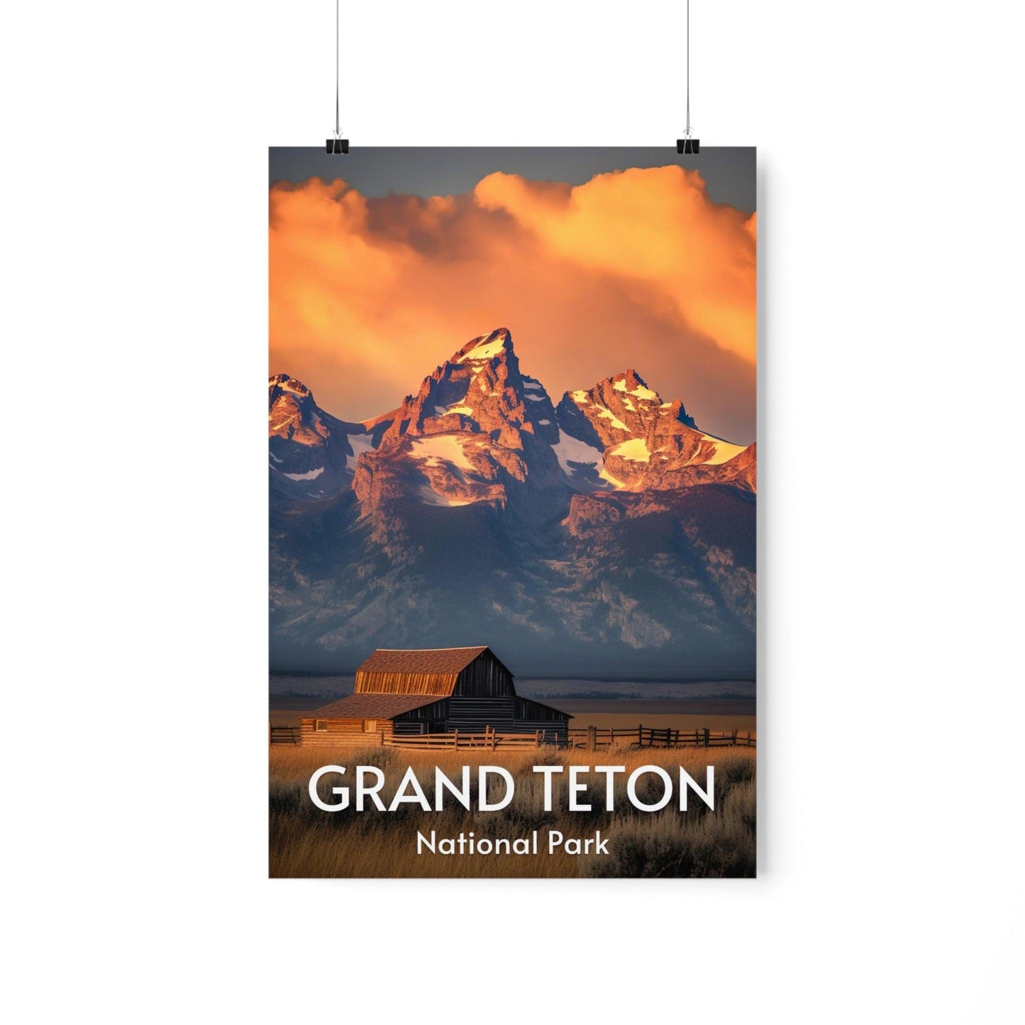 Grand Teton National Park Poster - Premium Matte Posters - Wander Trails