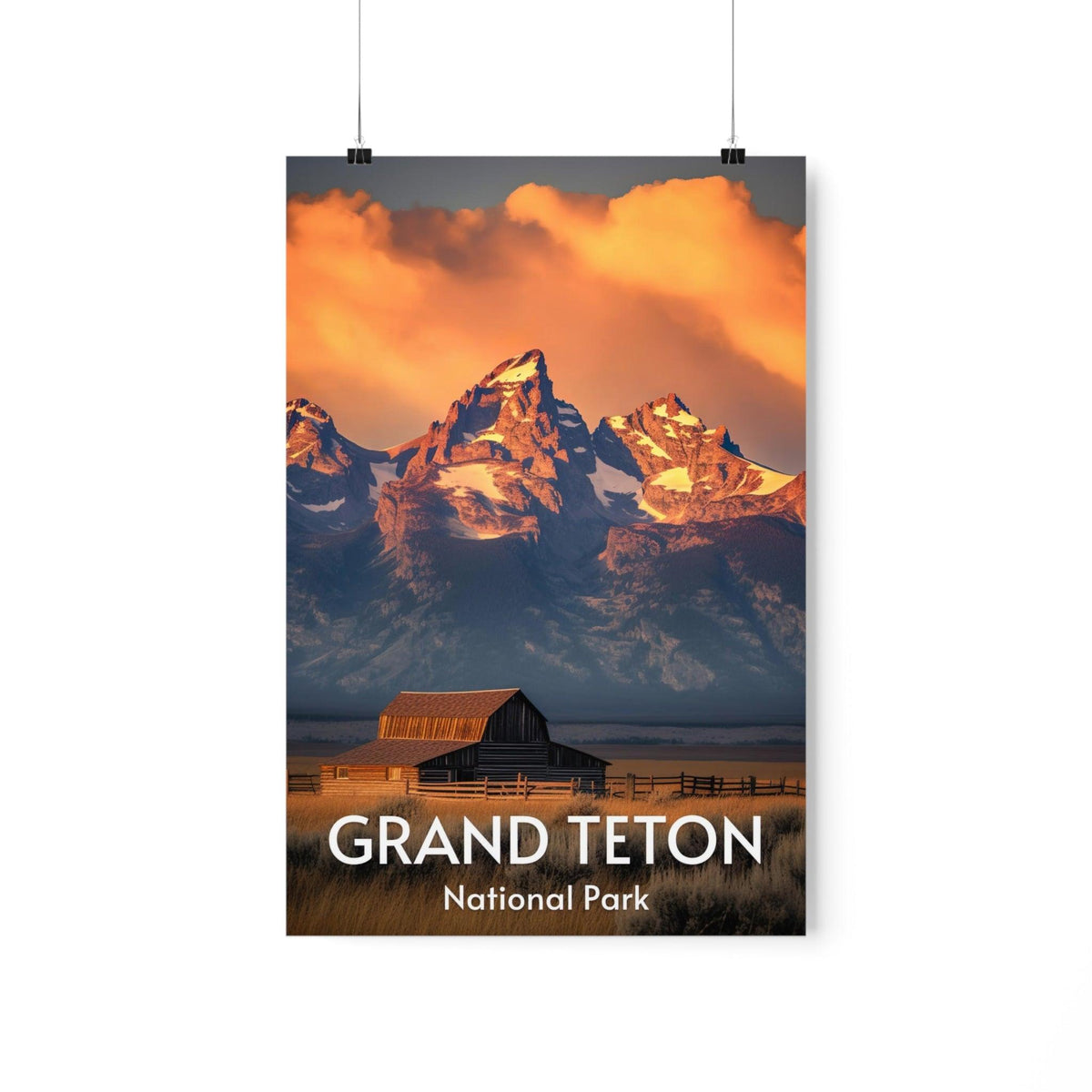 Grand Teton National Park Poster Premium Matte Posters