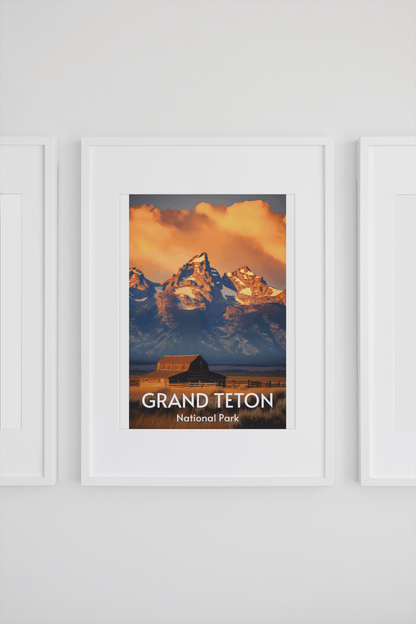 Grand Teton National Park Poster - Premium Matte Posters - Wander Trails
