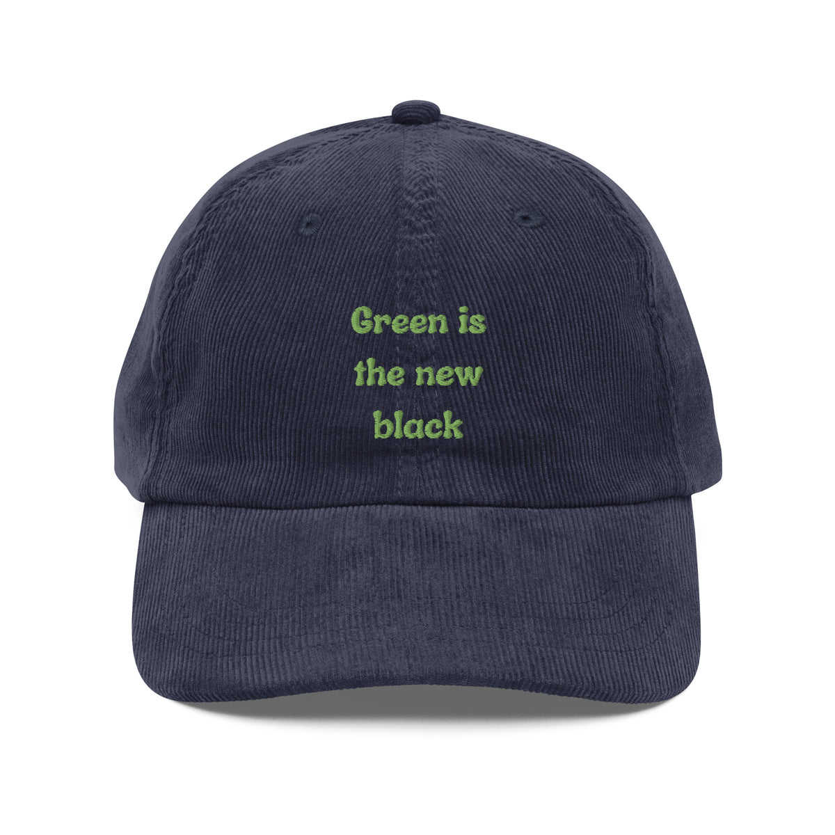 Green is Vintage Corduroy Hat