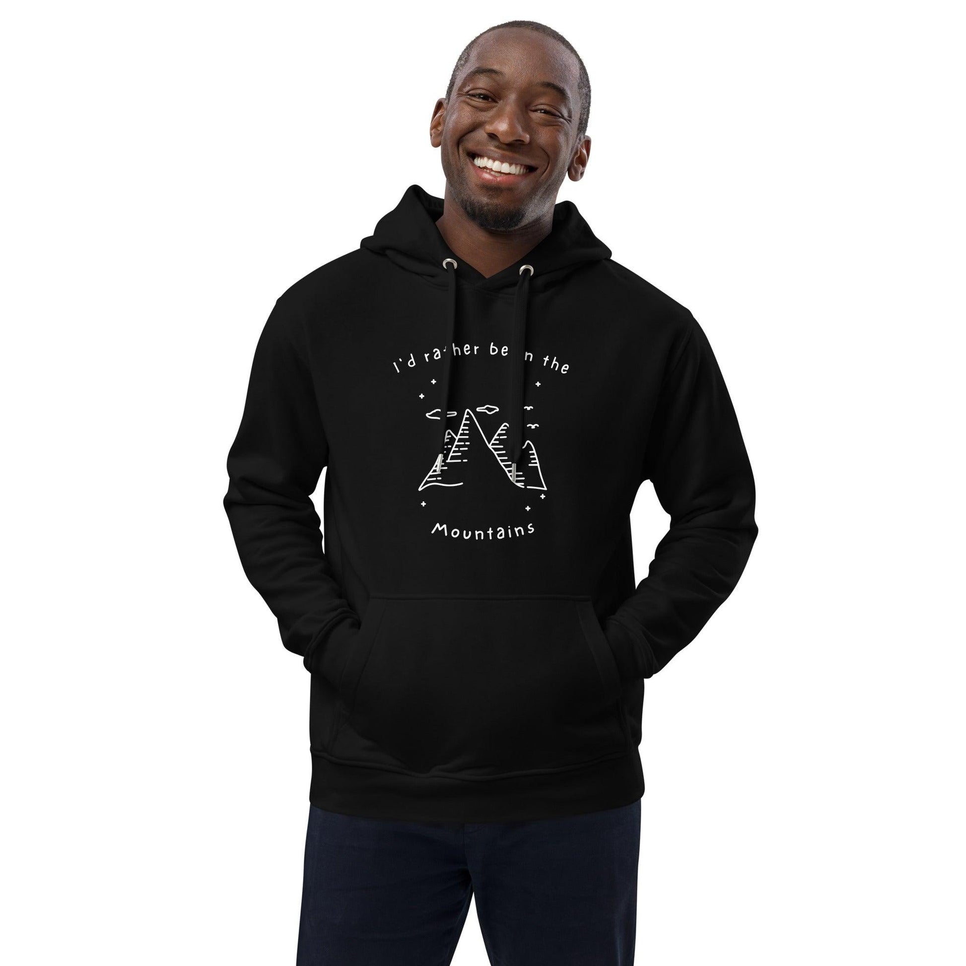 I'd rather be in the Mountains Premium eco hoodie - Wander Trails