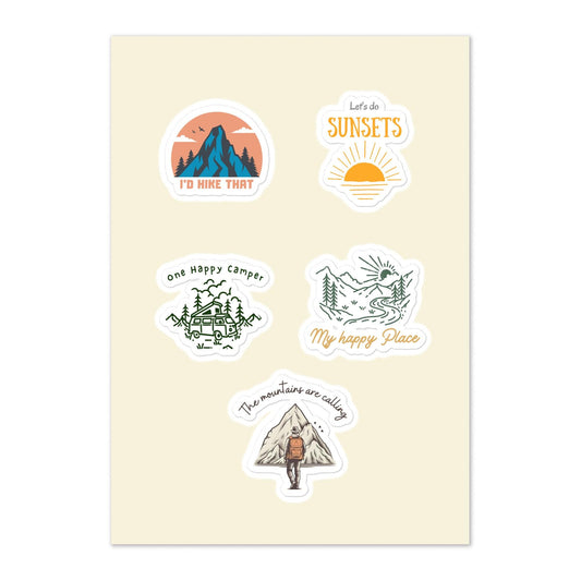 Wander collection Sticker sheet - Wander Trails