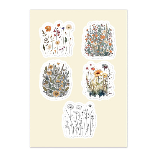 Wildflower Collection Sticker sheet - Wander Trails