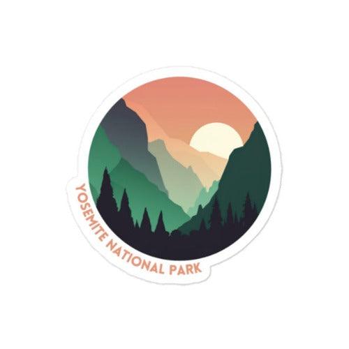 Yosemite National Park sticker - Wander Trails