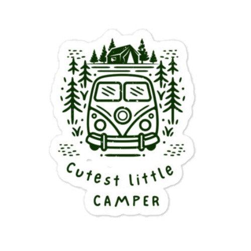 Cutest Little Camper sticker - Wander Trails