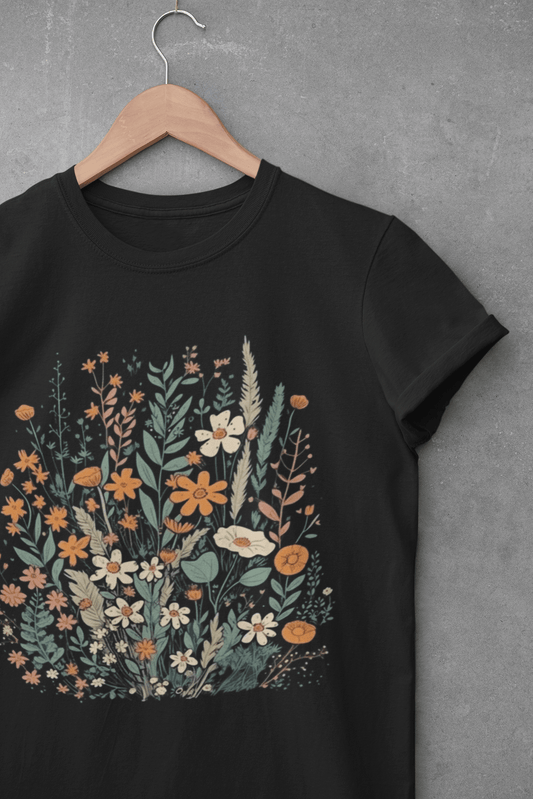 Retro Flowers Unisex T-shirt