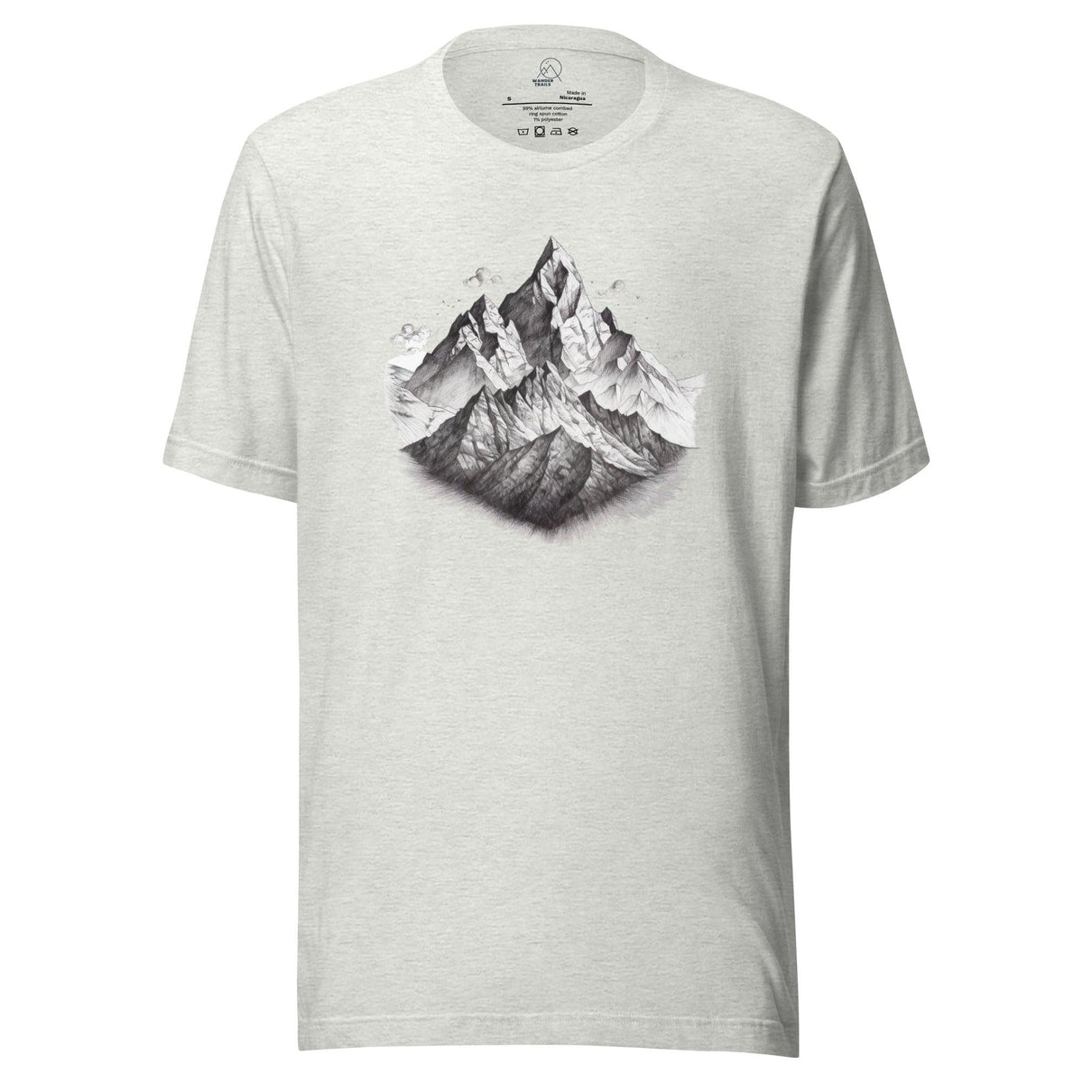 Mountain Range Pencil Art T shirt