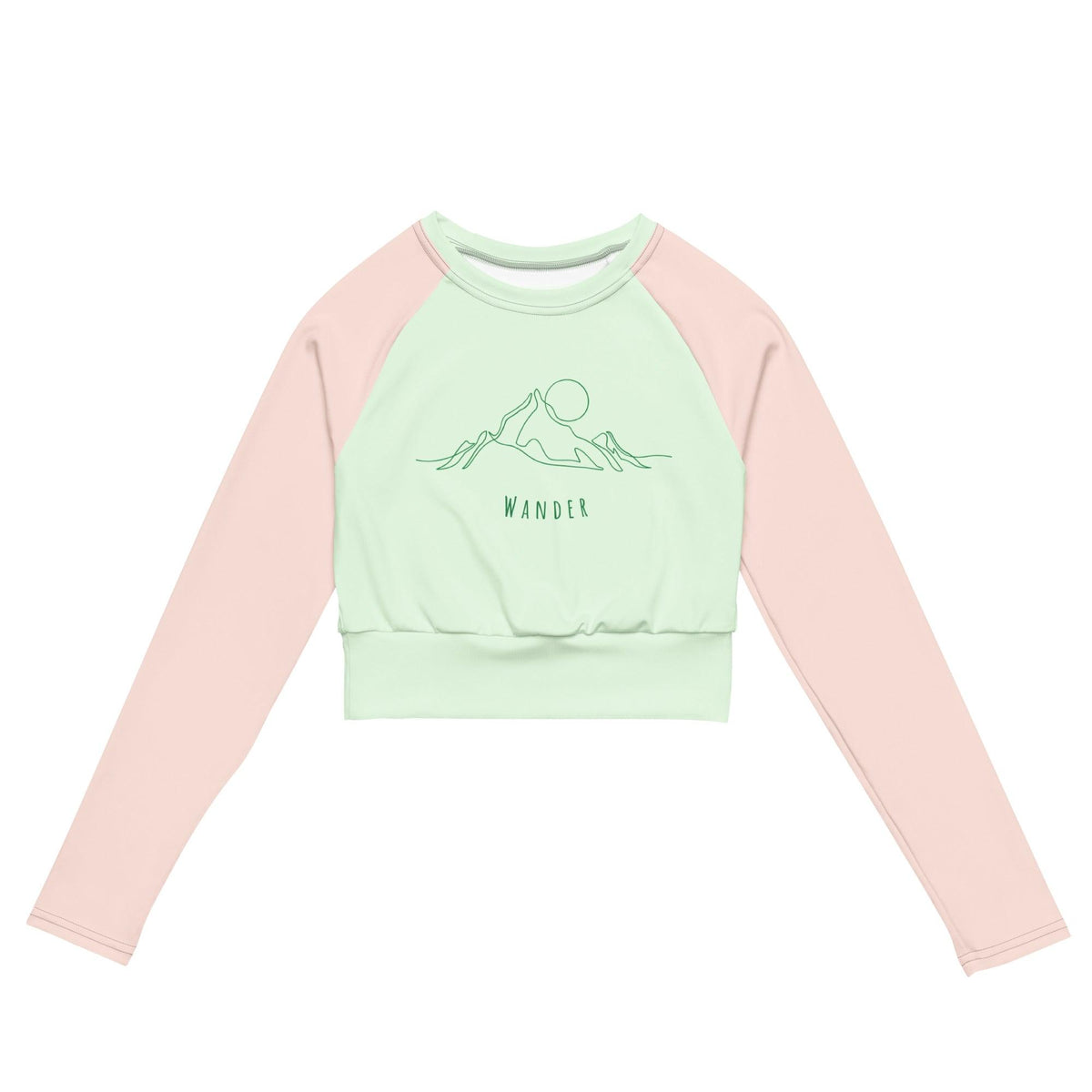 Mountain Wanderer Crop Top Pink &