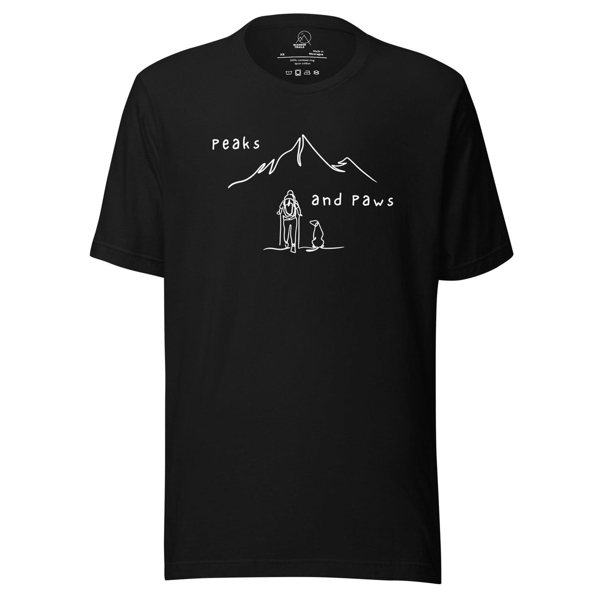 Peaks Paws t shirt