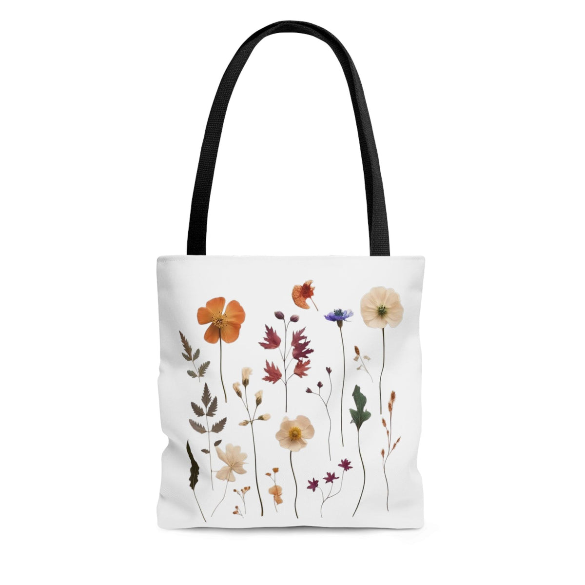 Pressed Wildflowers Tote Bag
