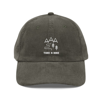 Take a Hike Vintage Corduroy Hat - Wander Trails