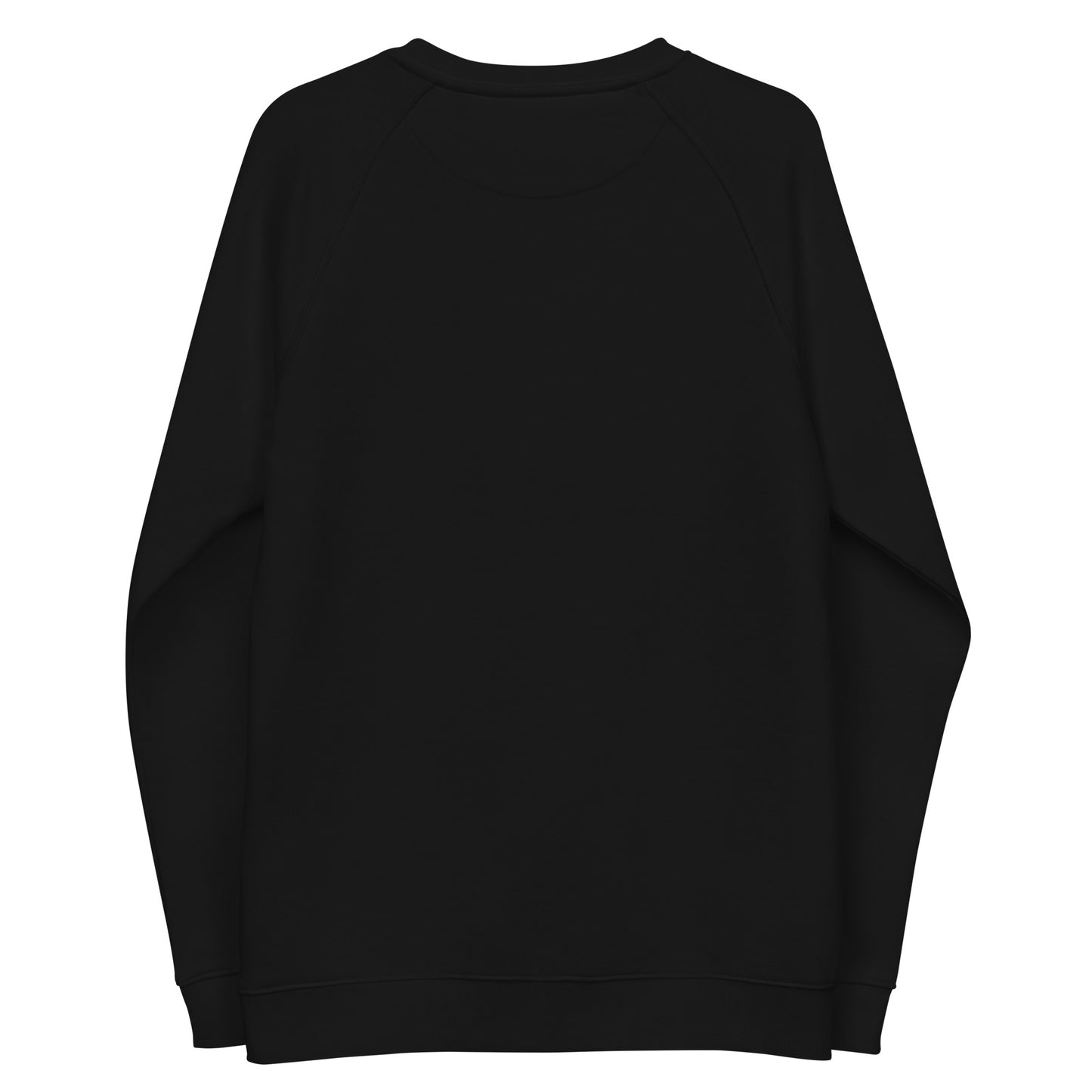 Bloom Organic Sweatshirt Embroidered - black