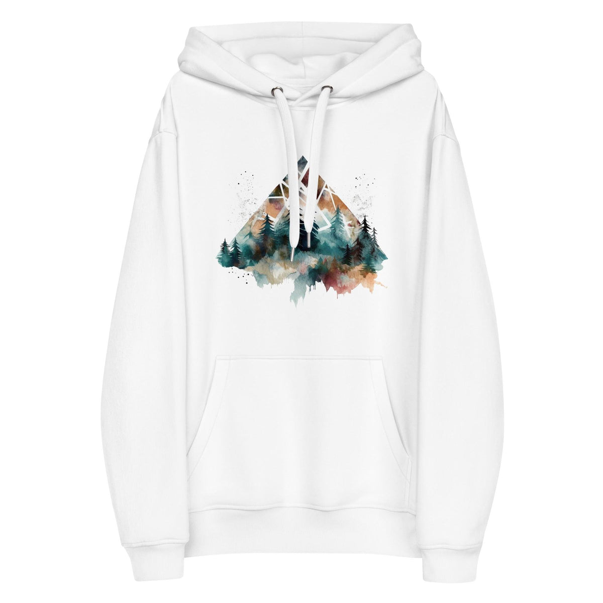 Watercolor Forest Premium eco hoodie