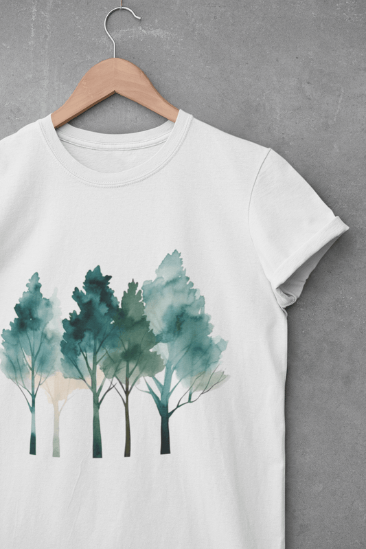Watercolor Trees Unisex T-shirt