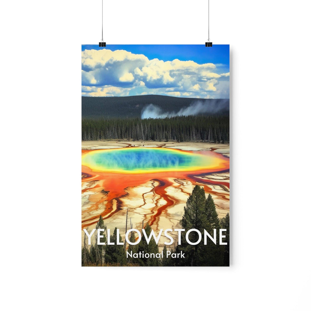 Yellowstone National Park Poster Premium Matte Posters