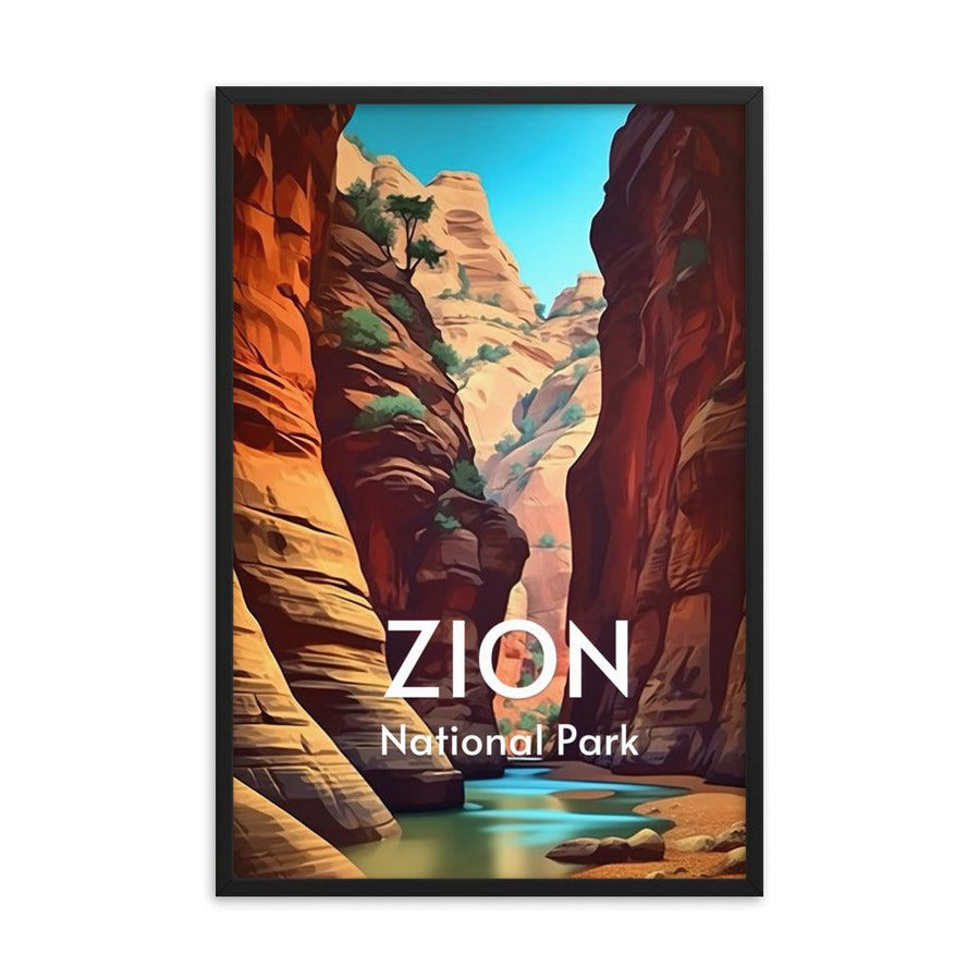 Zion National Park framed poster