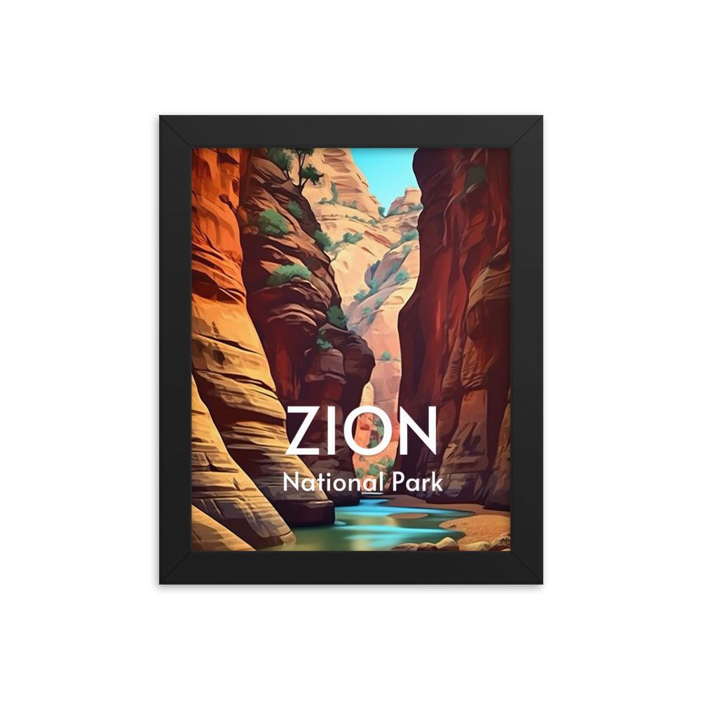 Zion National Park Framed poster